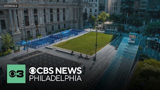 Pickleball returns to Dilworth Park Center City Restaurant Week underway in Philadelphia [upl. by Yelsnit295]