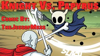 Knight Vs Papyrus  Hollowtale Comic Dub Pt 6 [upl. by Krista]