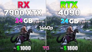 RX 7900 XTX vs RTX 4090  Test in 10 Games  1440p [upl. by Lester]