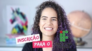 Como fazer a INSCRIÇÃO para a PROVA do Instituto Federal IF [upl. by Aneres]