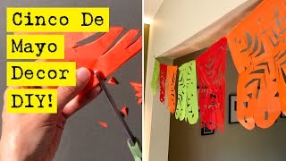 Easy Cinco De Mayo Banner Decoration [upl. by Tine]