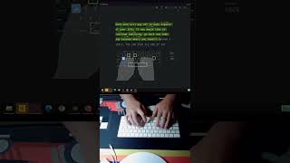 DESTROYING the Final Level of Typing Club shorts asmr speedtyping [upl. by Yaresed]