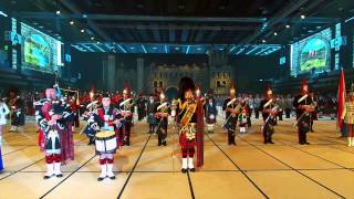 Tattoo St Gallen 2014  Finale  ARRIVAL amp HIGHLAND CATHEDRAL [upl. by Dorcas]