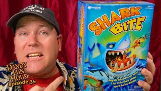 SHARK BITE GAME  Unboxing Review History and How to Play  Dandy Fun House episode 34 [upl. by Innek]