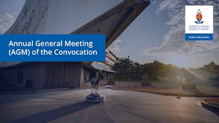 Annual General Meeting of the Convocation of the University of Pretoria [upl. by Shara618]