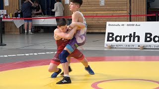 Wrestling  Ringen MDM 2024 in Aue Jugend B U14 52 kg Mollenhauer  Hohmann [upl. by Chud928]