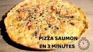 Pizza Saumon crème fraîche 😱La recette simple et facile à tester ABSOLUMENT chez vous [upl. by Hiltner312]