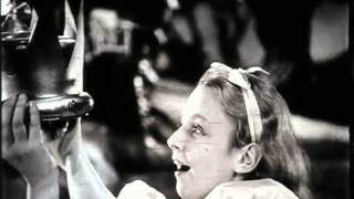 Bingoscope 35mm  Alice in Wonderland 1933 Trailer clip [upl. by Rimahs]