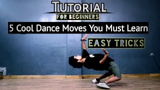 Learn 5 Cool Basic Dance Moves  Dance Tutorial  Anoop Parmar [upl. by Erasmo]