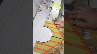 Neck design with joint lace shorts ytshorts shortsfeed viralvideo stitchingideas [upl. by Benji678]