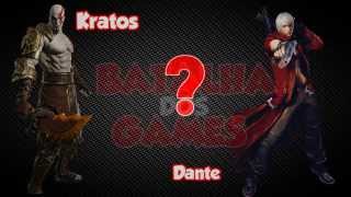 Kratos VS Dante  Batalha dos Games [upl. by Mira]