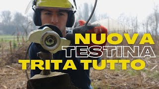 Decespugliatore NUOVA TESTINA rivoluzionaria  sostituzione FACILE del FILO [upl. by Mika428]