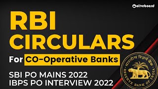 RBI Circulars For COOperative Banks  IBPS PO Interview  SBI PO Mains  By Aditya Sir [upl. by Aserret]