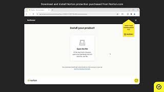 How to download amp install Norton protection purchased from Norton com [upl. by Eblehs]