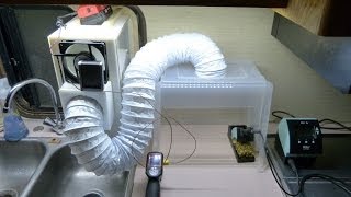 DIY Solder Fume Extractor using Heat Recovery Ventilator [upl. by Jardena]