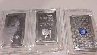 New Silver Bar With AntiCounterfeit Microchip From MintID [upl. by Dosi]