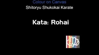 Shitoryu Shukokai Kata Rohai [upl. by Rafaelle]