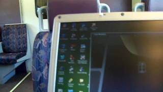 Driving a Metrolink train on Microsoft Train SimulatorWHILE ON A METROLINK TRAIN D [upl. by Helbonna]