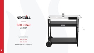 Nexgrill Prep Cart Assembly Video [upl. by Treblah211]