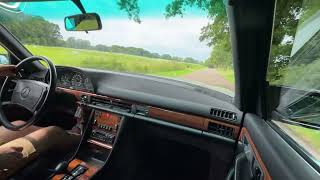 Driving the 1987 MercedesBenz W126 500 SE  Oldenzaal Classics [upl. by Rivalee]