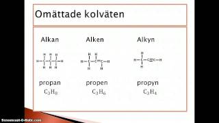 Omättade kolväten [upl. by Saturday]