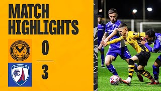 HIGHLIGHTS  Newport County 03 Chesterfield FC [upl. by Hartmann]