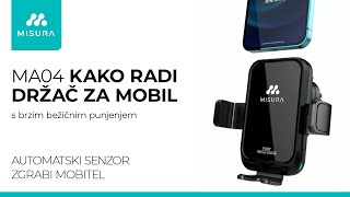 Kako funkcionira držač za mobitel MISURA MA04 [upl. by Atimed]