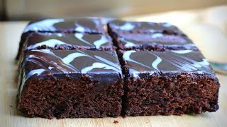 Easy Chocolate Brownie Recipe Without Cocoa Powder  Easy Brownie Recipe Fudgy [upl. by Gaut740]