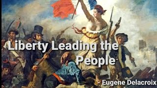 Liberty Leading the People by Eugene Delacroix Painting analysis in Malayalam [upl. by Yerak]