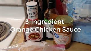 3Ingredient Orange Chicken Sauce [upl. by Mulry]