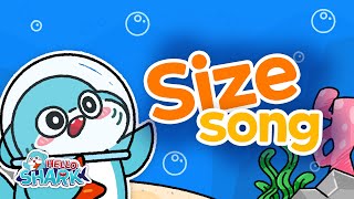 Size Song for kindergarten  Big Small  Tall Short  Slim fat  English Word  Opposites [upl. by Ydnis995]