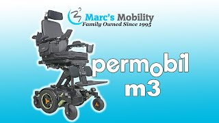 Permobil M3 loaded with 12quot Seat Lift and Anterior Tilt  Review 6657 [upl. by Hanas]