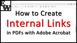 How to Create Internal Links in PDFs with Adobe Acrobat [upl. by Alberta]