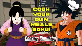 ChiChi Makes Goku Cook  Cooking Simulator VR Ft ChiChi Smash [upl. by Publias]