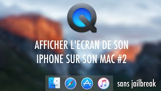 Comment afficher lécran de son Iphone sur son mac 2 [upl. by Nyllewell]