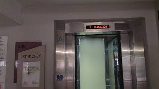 Sigma Traction Elevator at Block 208 Clementi Gateway MSCP [upl. by Loggins]