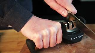 Smart Sharp Kitchen Knife Sharpener by Lantana  Quick Start Instructions [upl. by Nalani]