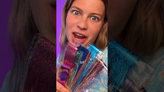 HAIR TINSEL DIY⁉️😱im replacing ur local hairdresser [upl. by Yreffej]