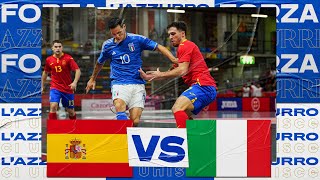 Highlights SpagnaItalia 10  Futsal  Qualificazioni FIFA Futsal World Cup 2024 [upl. by Kara]