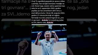 Svetislav Pešić  selektor kosarkaske reprezentacije Srbije svetislavpesic karipeaic basketball [upl. by Iridissa]