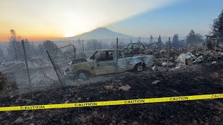 California Mill Fire destroys 100 homes [upl. by Barthol957]