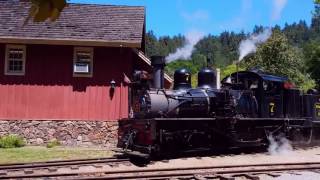 Train Day Roaring Camp Railroad Santa Cruz Ca [upl. by Blankenship]