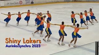 Shiny Lakers  AurinkoSynchro 2023  Muodostelmaluistelu Synchronized Skating [upl. by Cardon]