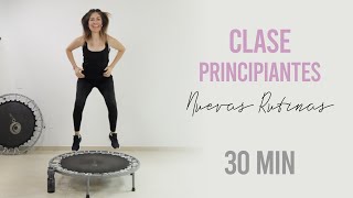 Clase para principiantes de Jumping Fitness o mini trampolín  Nuevas rutinas Clase 2 [upl. by Aciram]