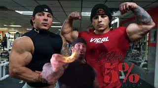 EATING AND TRAINING LIKE RICH PIANA FOR A WHOLE DAY [upl. by Airamasor433]