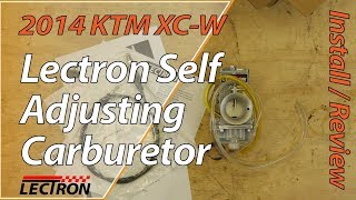 Lectron Self Adjusting Carb Review And First Ride  Fix Your Dirt Bike [upl. by Palmira]