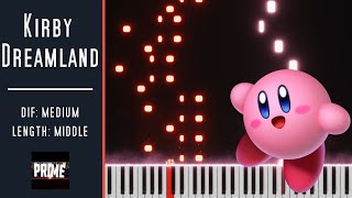 Kirby Dreamland Theme  Piano Tutorial MEDIUM [upl. by Bilac]