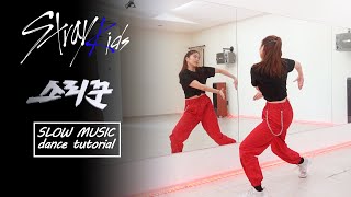 Stray Kids quot소리꾼quot Thunderous Dance Tutorial  Mirrored  Slow Music [upl. by Ayanat]