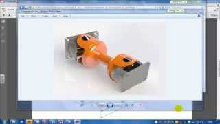 3d  modelleren  cardan koppeling  solidworks samenstelling  NL language [upl. by Edahs]