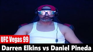 UFC Vegas 99 Darren Elkins vs Daniel Pineda PREDICTION [upl. by Donovan346]